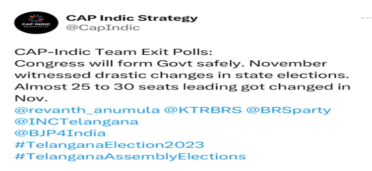 Telangana Parliament Elections-2024 Pre-Poll Analysis